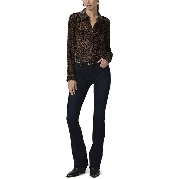 Paige Womens  High Rise Manhattan Duchess Bootcut Jean - Picture 3 of 4